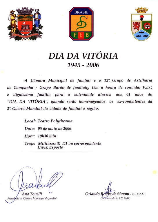 convite DV 2006