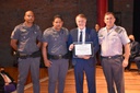 31. Ver. Albino entrega homenagem a Campanha Corrente do Bem, da Polícia Militar