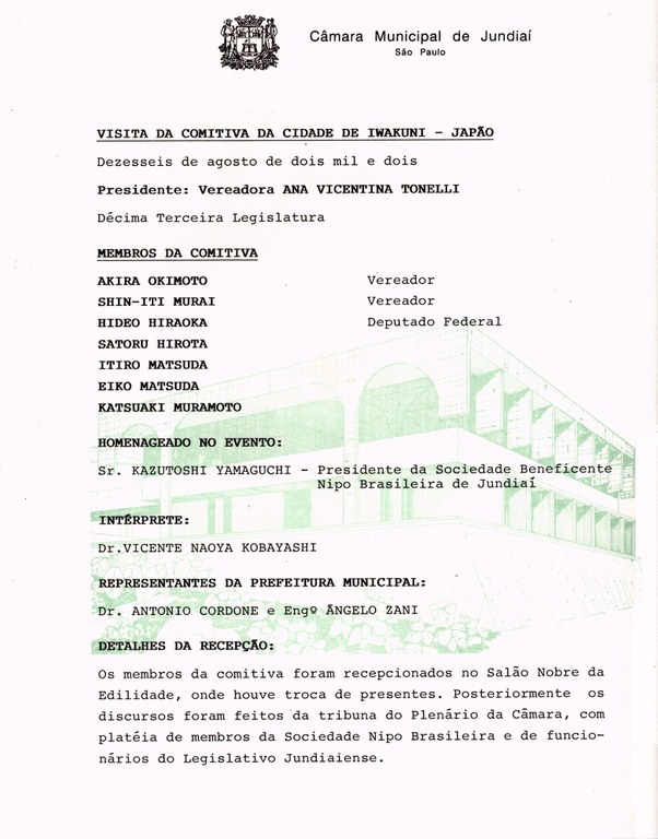 apresentação
